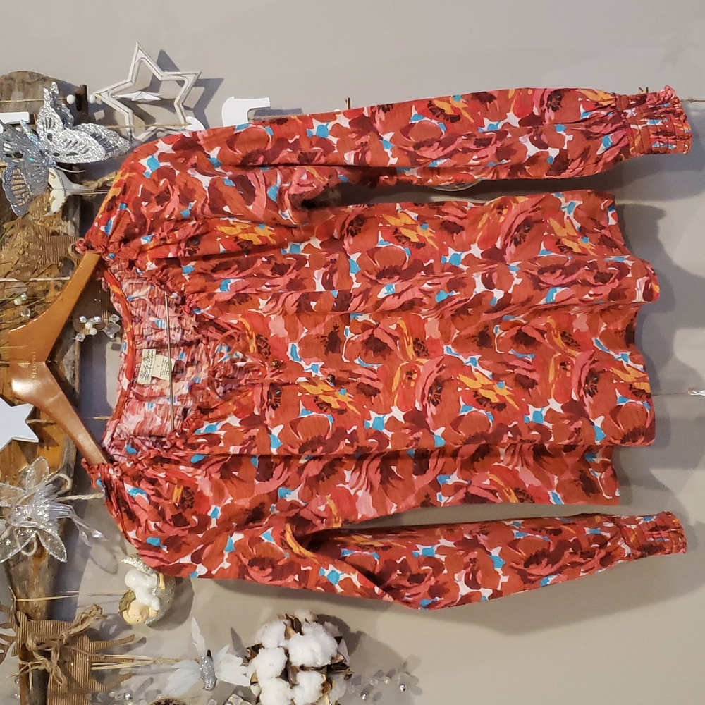Lucky Brand Long Sleeve Blouse